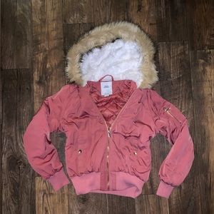 Mauve Winter Bomber